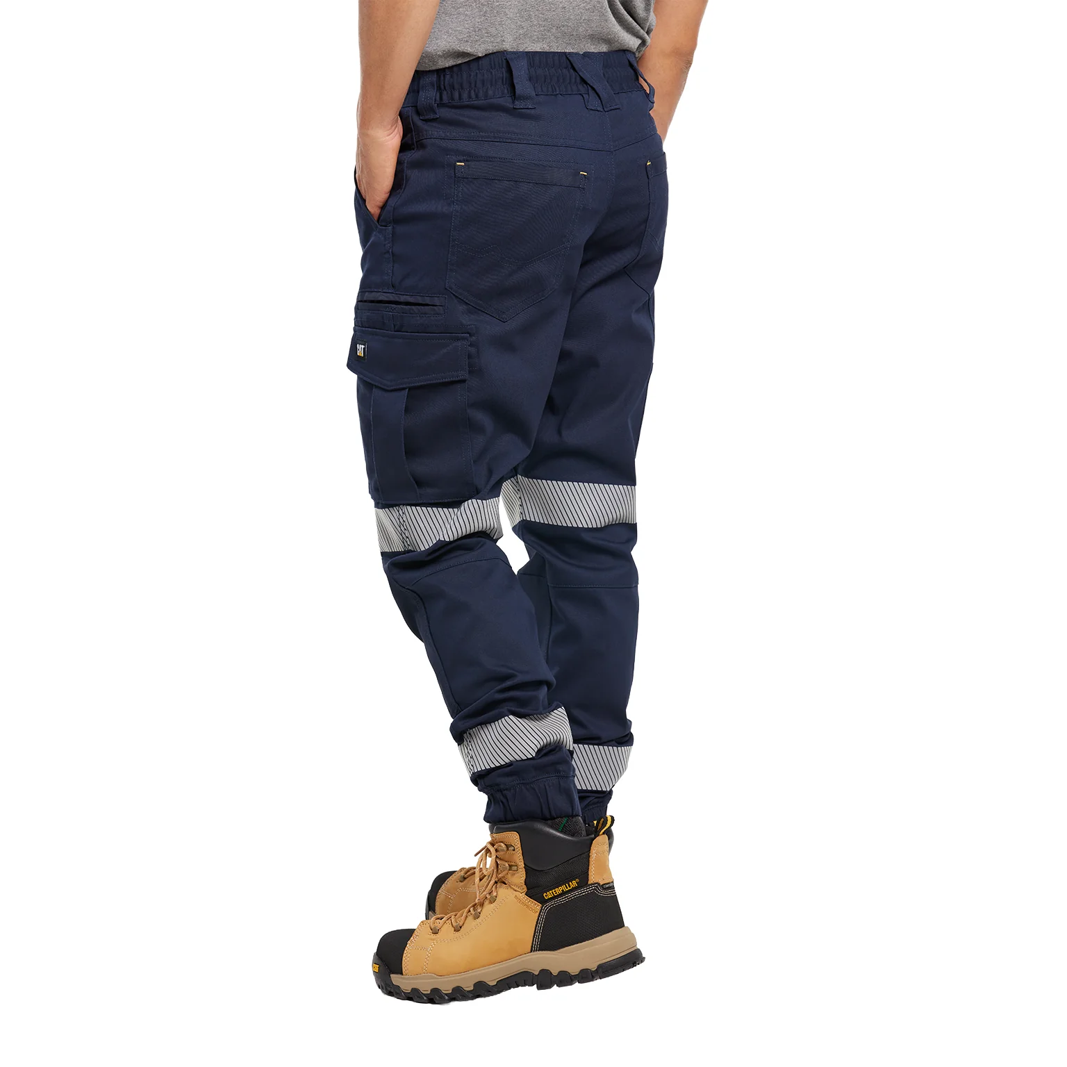 CAT Mens Taped Cuffed Dynamic Pants (1080023) Navy - Image 3