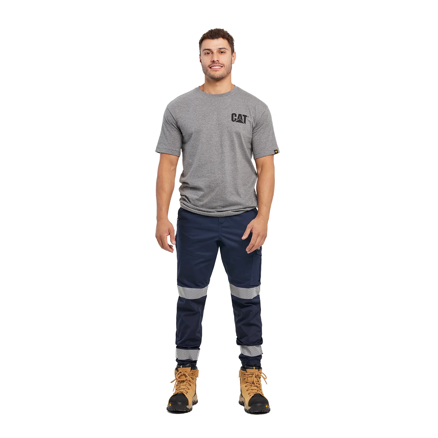 CAT Mens Taped Cuffed Dynamic Pants (1080023) Navy - Image 4