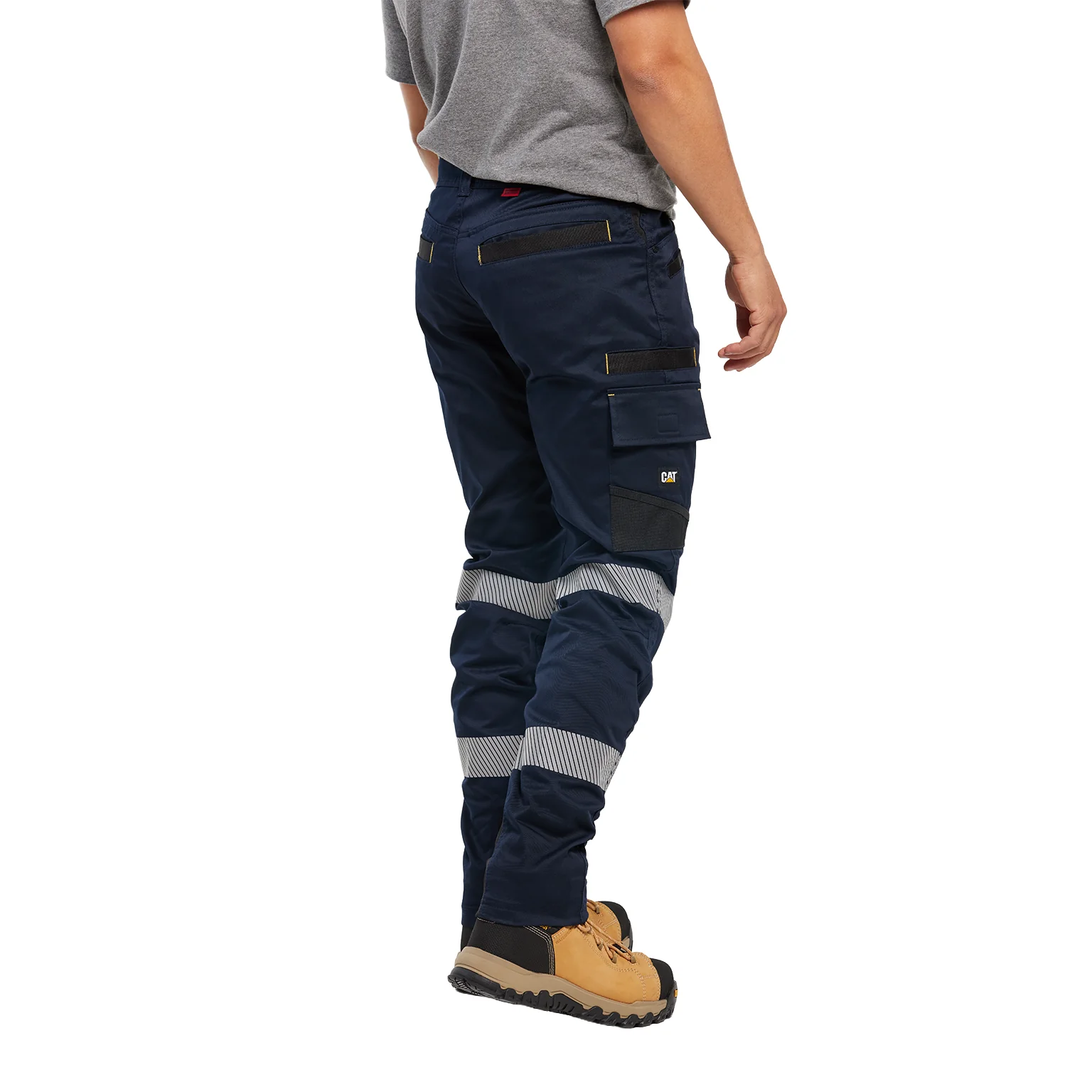 CAT Mens Taped Elite Operator Trousers (1080059) Navy - Image 4