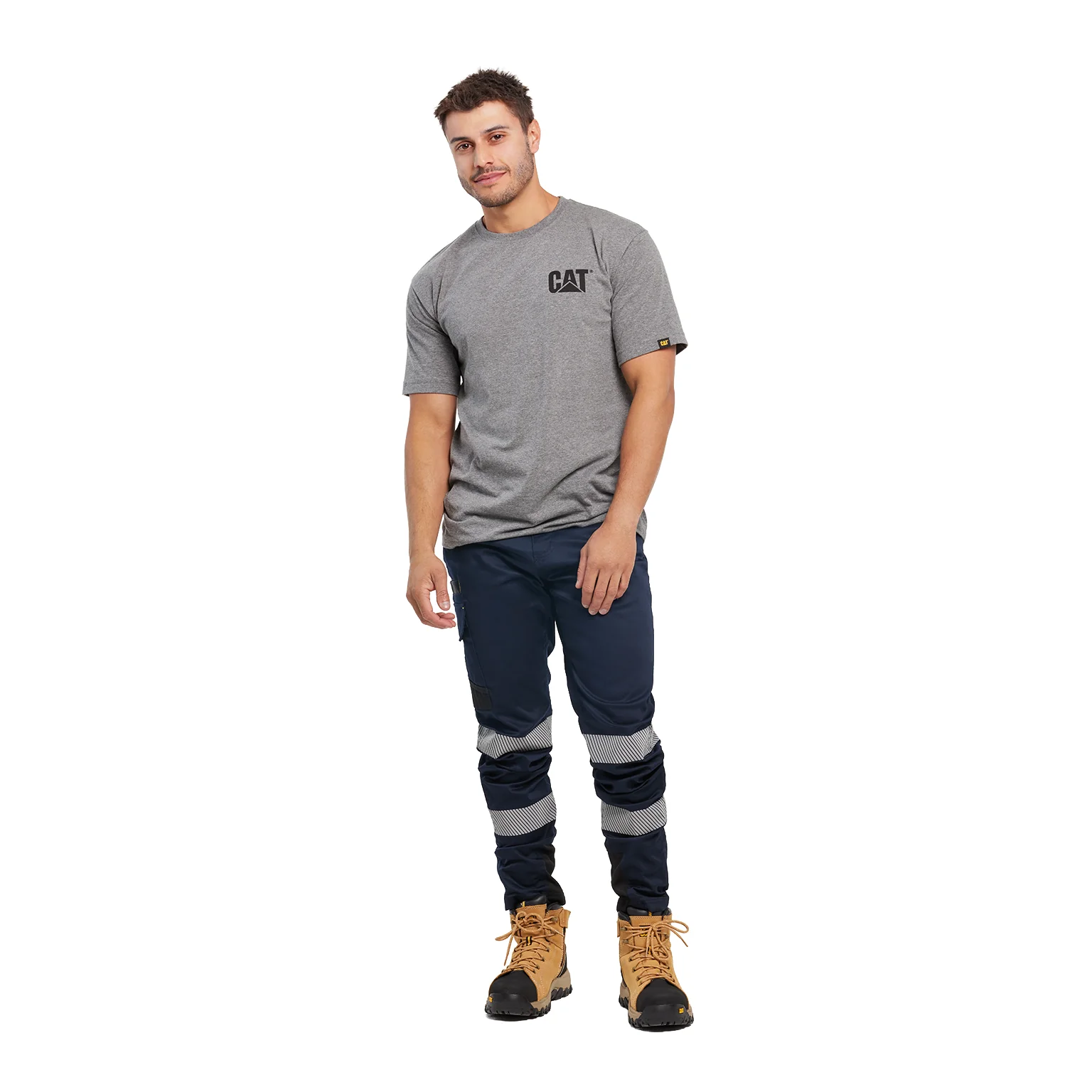 CAT Mens Taped Elite Operator Trousers (1080059) Navy - Image 6