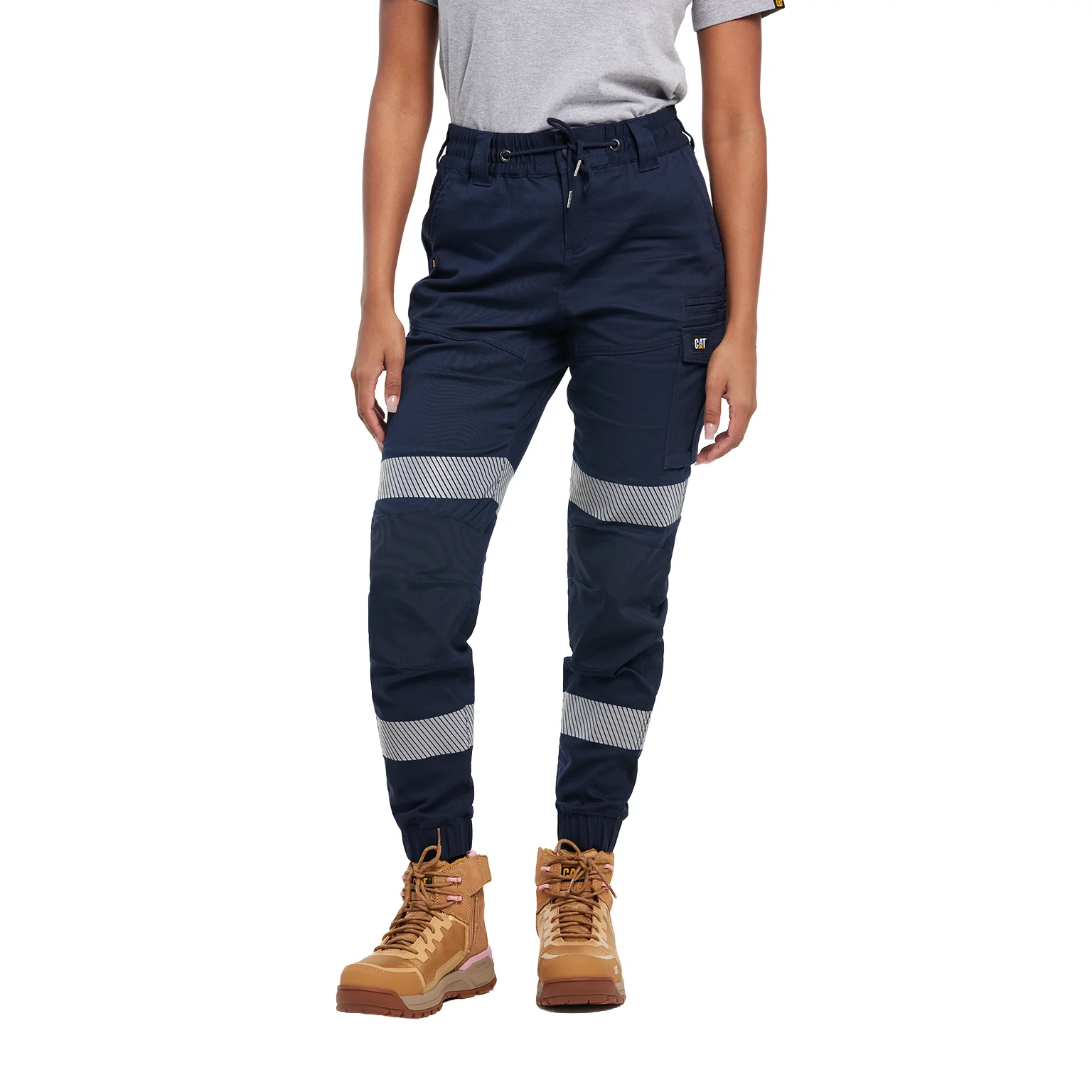 CAT Womens Taped Cuffed Dynamic Pants (1080024) Navy - Image 2