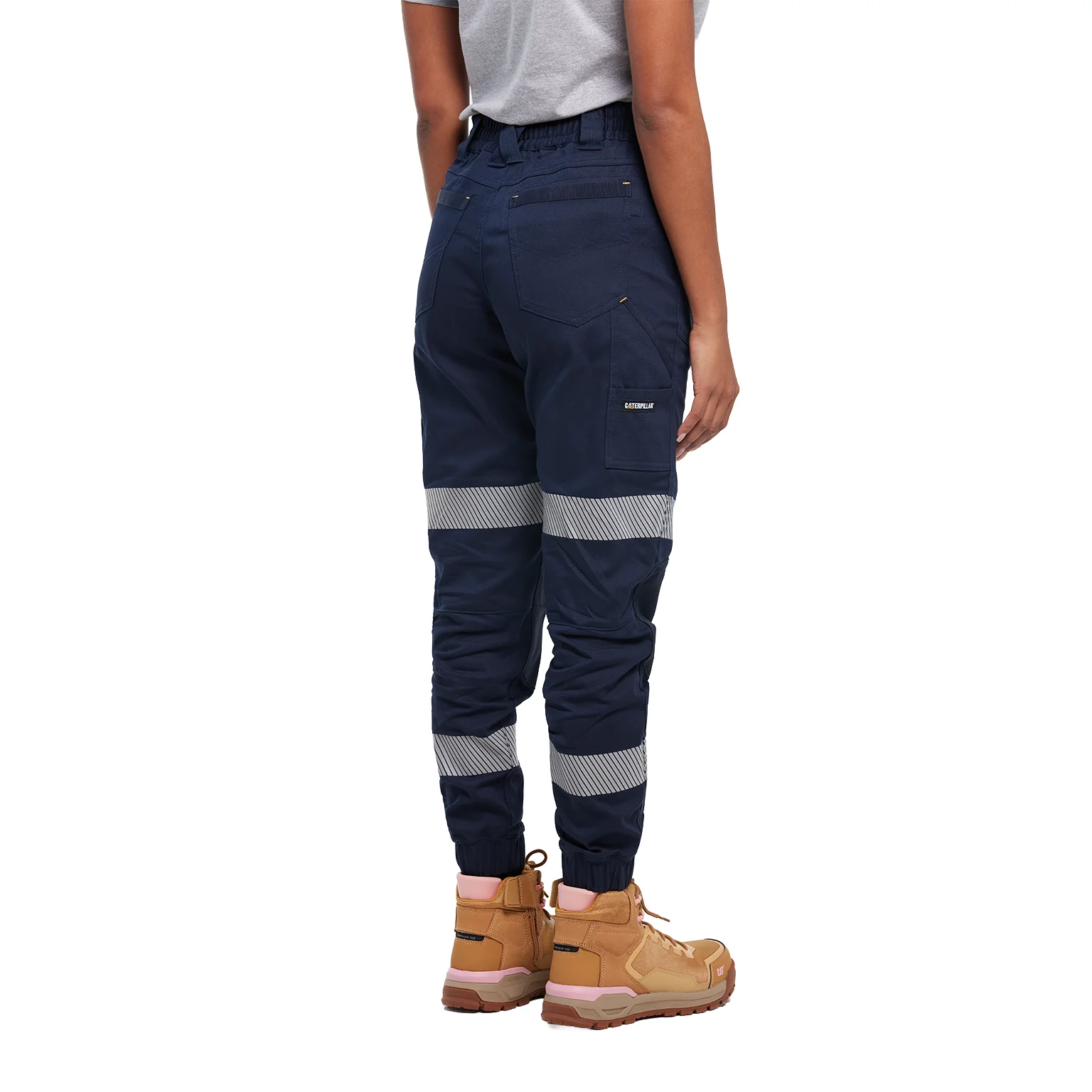 CAT Womens Taped Cuffed Dynamic Pants (1080024) Navy - Image 4