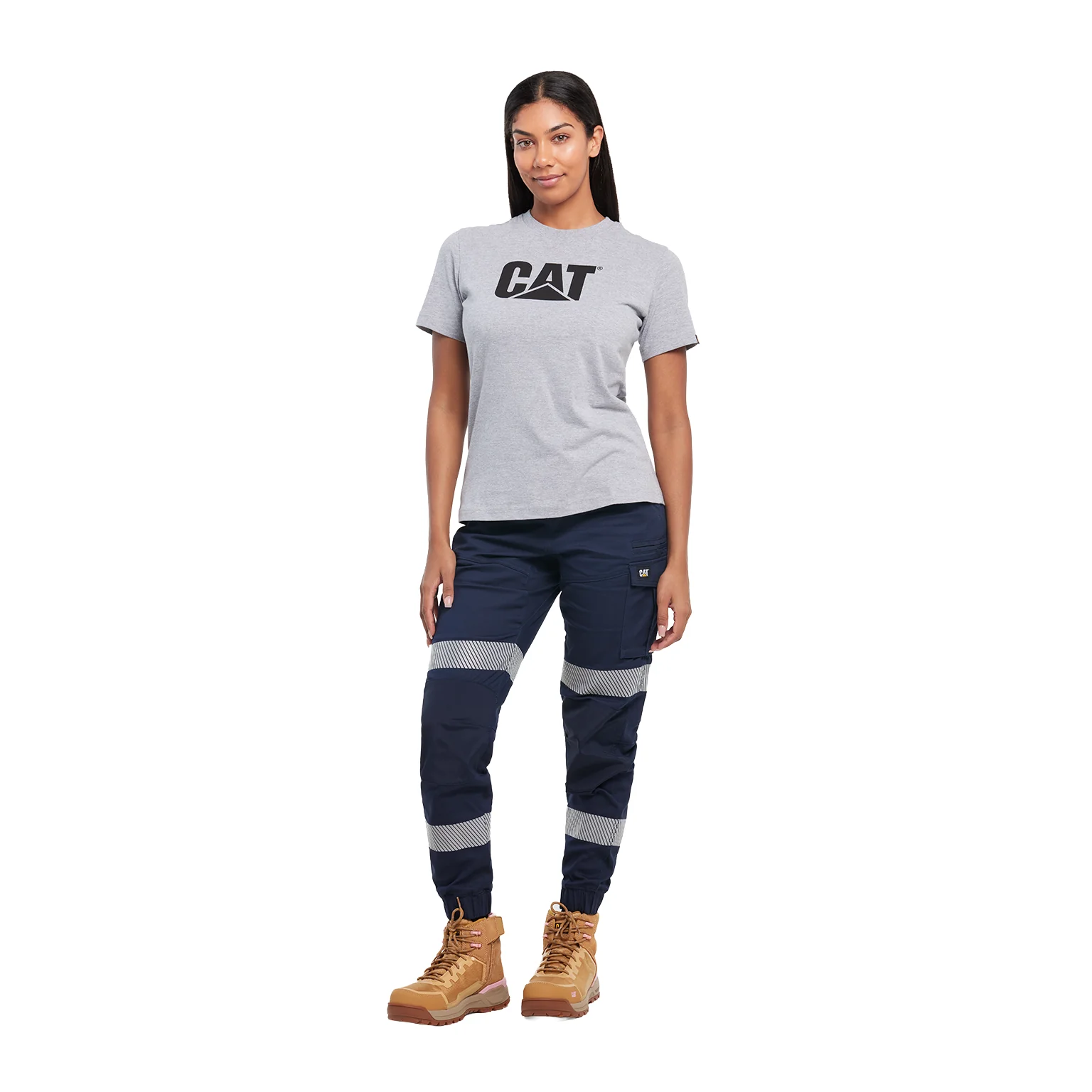 CAT Womens Taped Cuffed Dynamic Pants (1080024) Navy - Image 5