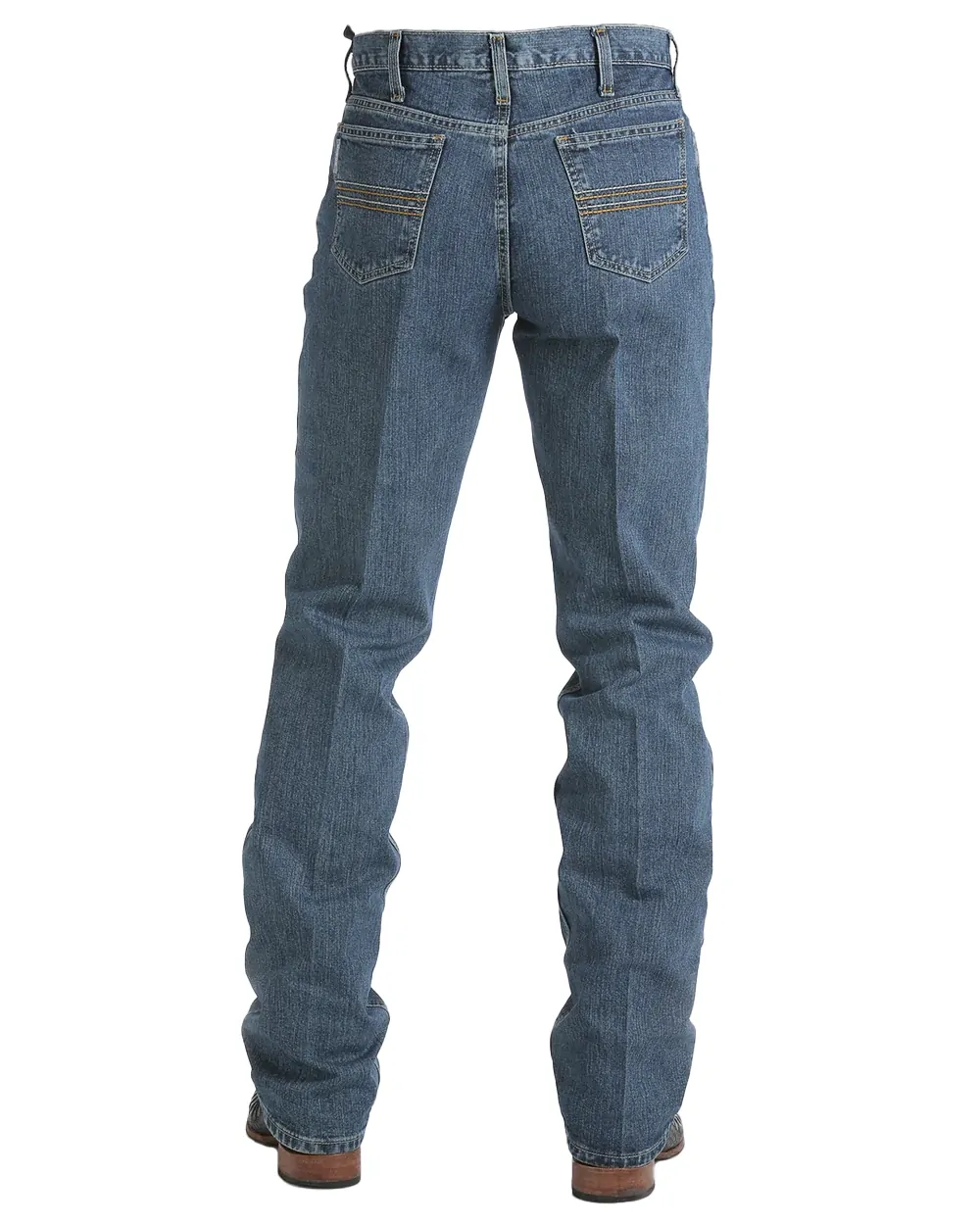Cinch Mens Silver Label Slim Fit Jeans (MB98034001) Medium Stonewash - Image 2