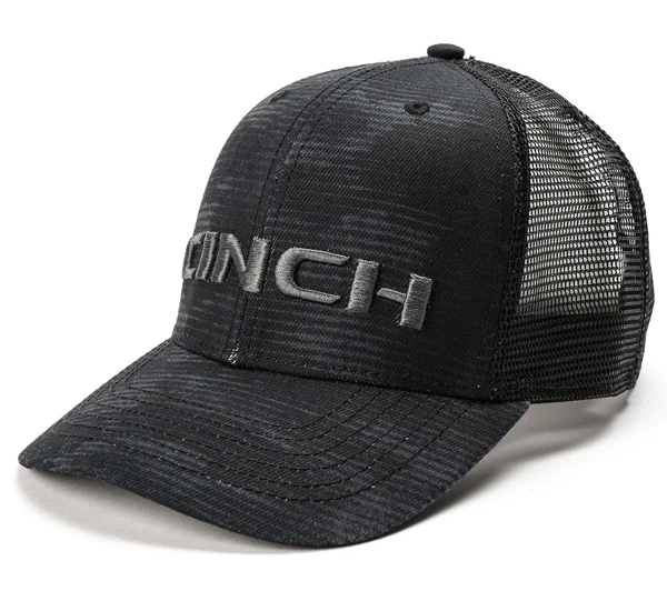 Cinch Mens Trucker Cap (MCC0038021) Black OSFM