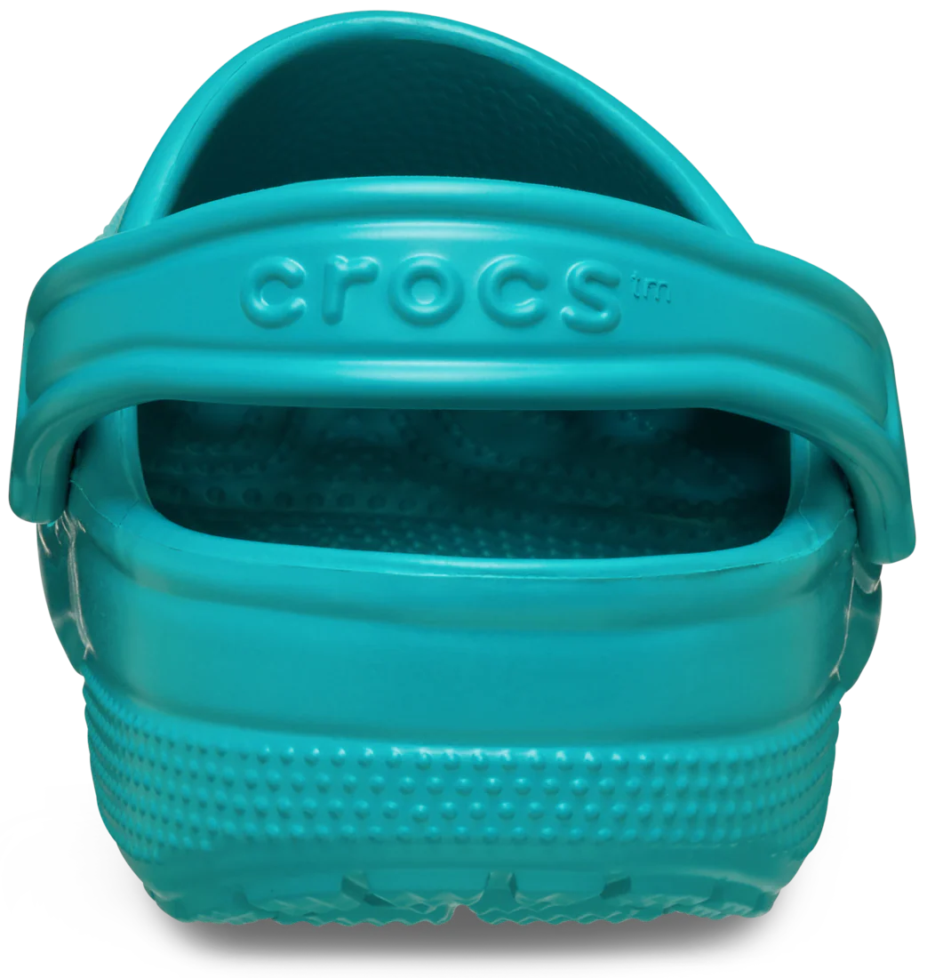 Crocs Childrens Classic Clogs (206991-3AY) Turbo Teal - Image 3