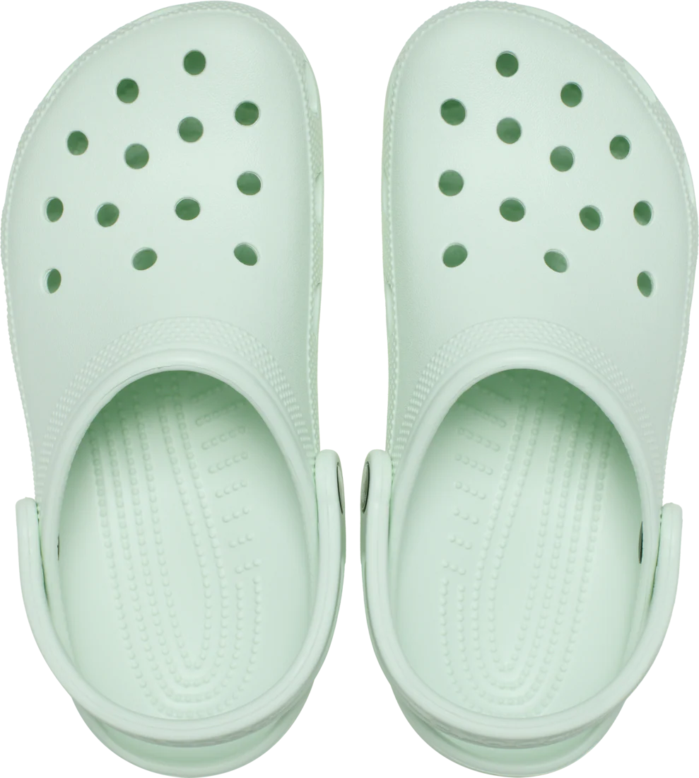 Crocs Childrens Classic Clogs (206991-3YF) Mint Tint - Image 4