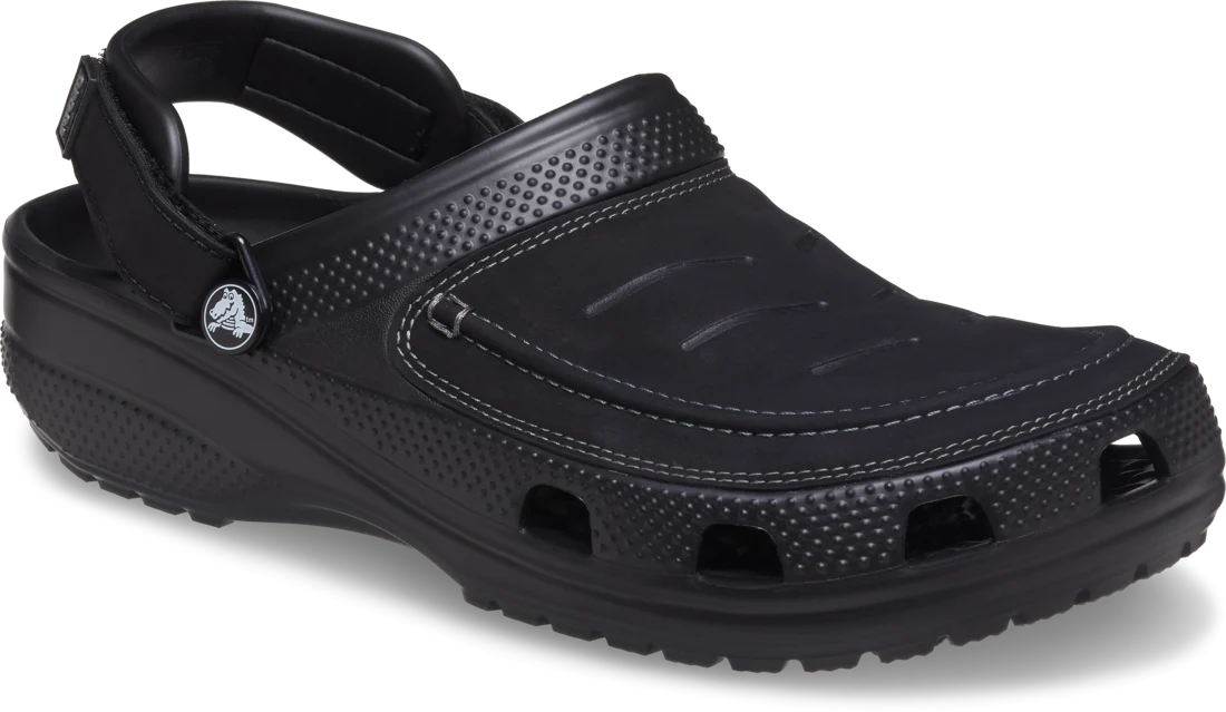 Crocs Mens Yukon Vista II LR Clogs (207689-0DD) Black/Slate Grey - Image 2