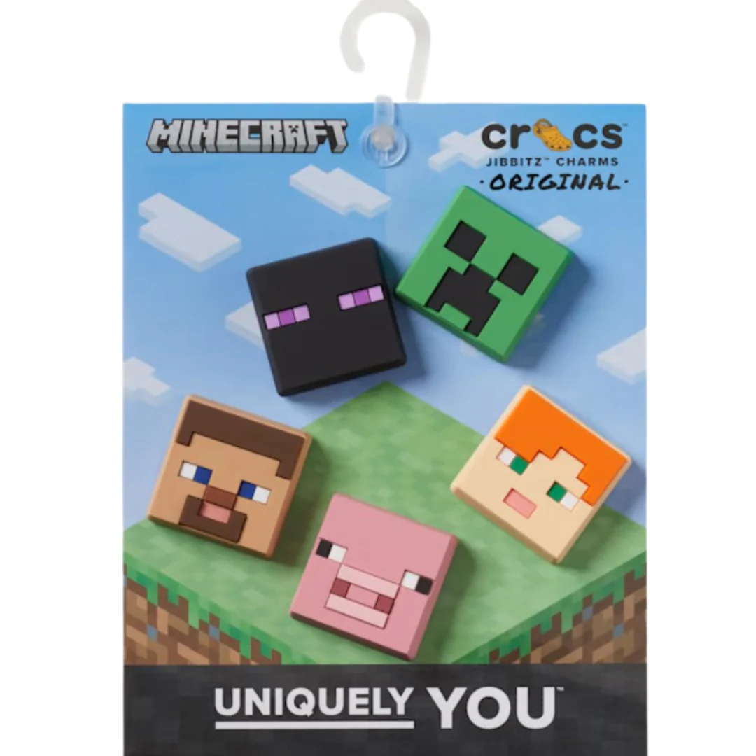 Crocs Minecraft 5 Pack Jibbitz Shoe Charms (10014539) Multi OSFA - Image 2