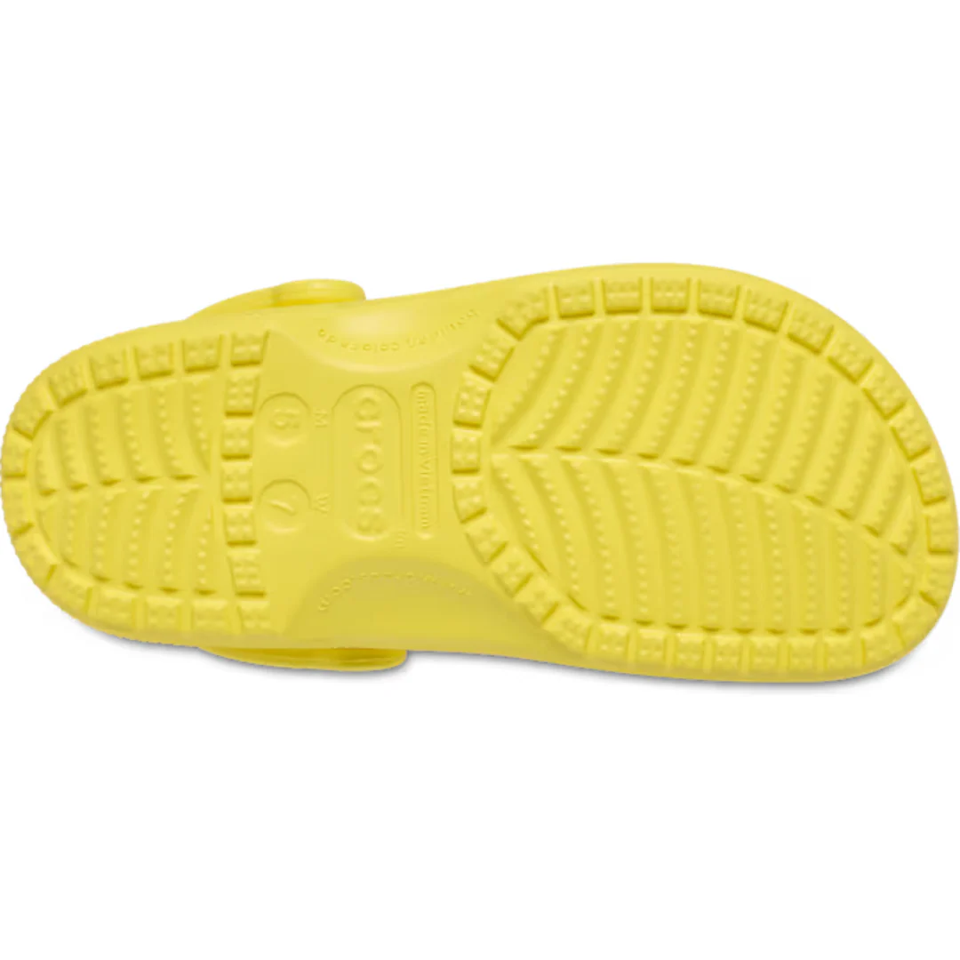 Crocs Unisex Classic Clogs (10001-77J) Cyber Yellow [GD] - Image 5