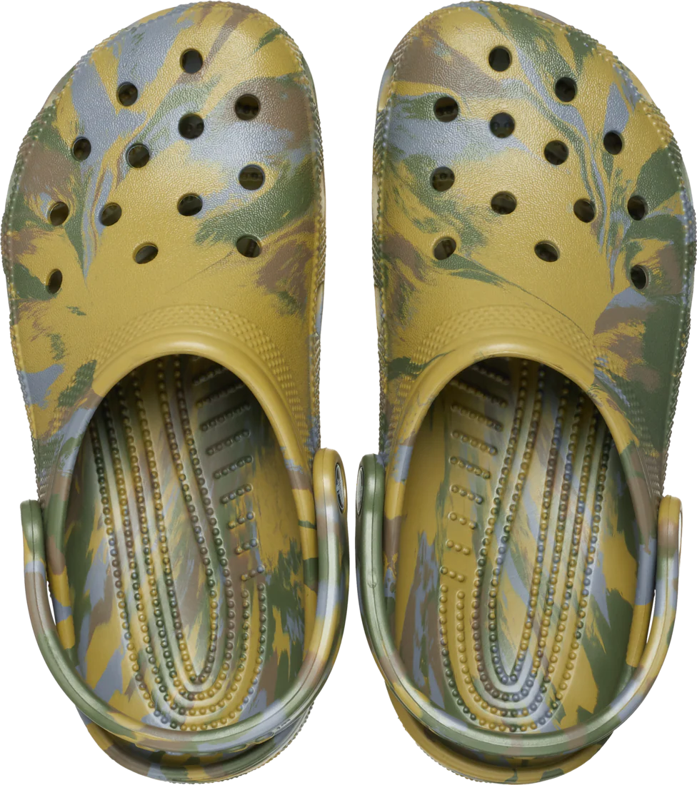 Crocs Unisex Classic Clogs (206867-3UC) Aloe/Multi - Image 4