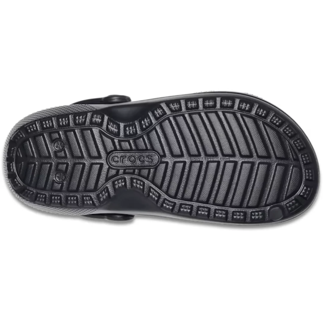 Crocs Unisex Classic Fuzz-Lined Clogs (203591-060) Black - Image 5