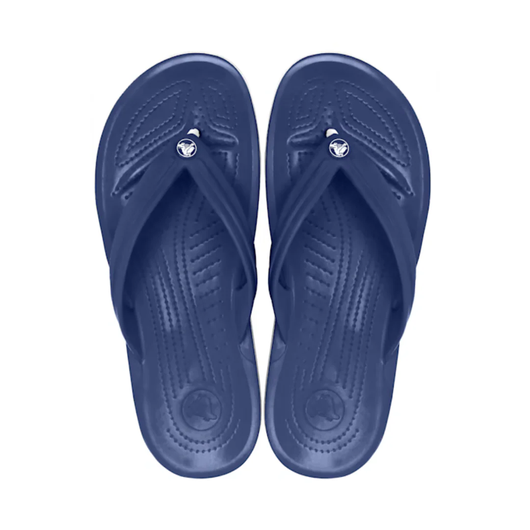 Crocs Unisex Crocband Flip Flops (11033-410) Navy - Image 2