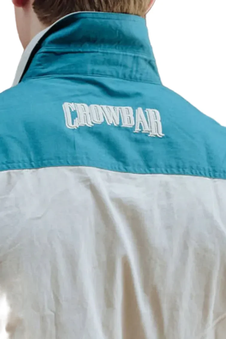 Crowbar Mens Harlequin Closed Front L/S Shirt (CBCHILLCFLSCD) Clay/Diesel [SD] - Image 2