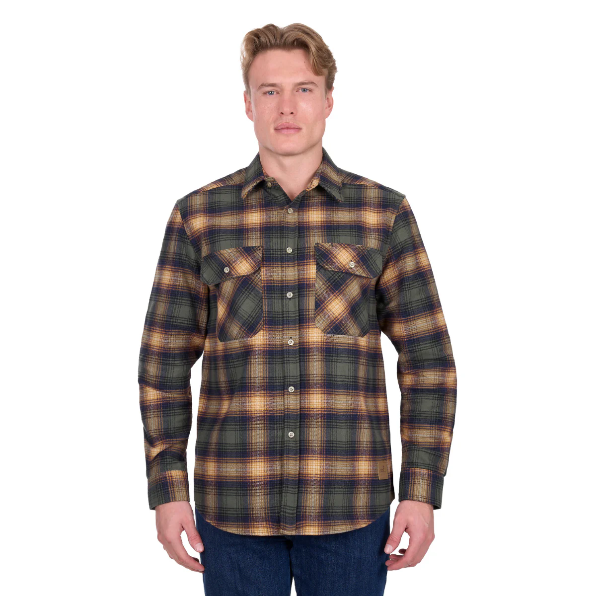Dux-Bak Mens Micah L/S Thermal Shirt (D6W1116202) Khaki/Tan - Image 4