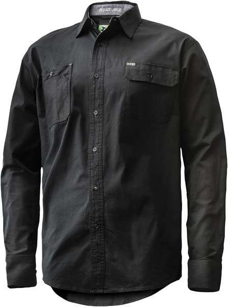 FXD Mens LSH-1 Stretch L/S Work Shirt (FX01614001) Black - Image 3