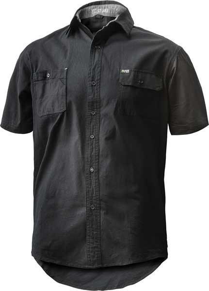 FXD Mens SSH-1 Stretch S/S Work Shirt (FX01614002) Black - Image 5