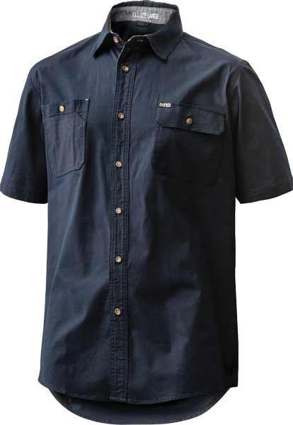 FXD Mens SSH-1 Stretch S/S Work Shirt (FX01614002) Navy - Image 5