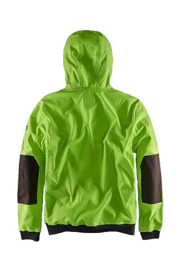 FXD Mens WF-1 Bonded Membrane Fleece Hi Vis Hoodie (FX01903500) Yellow - Image 2