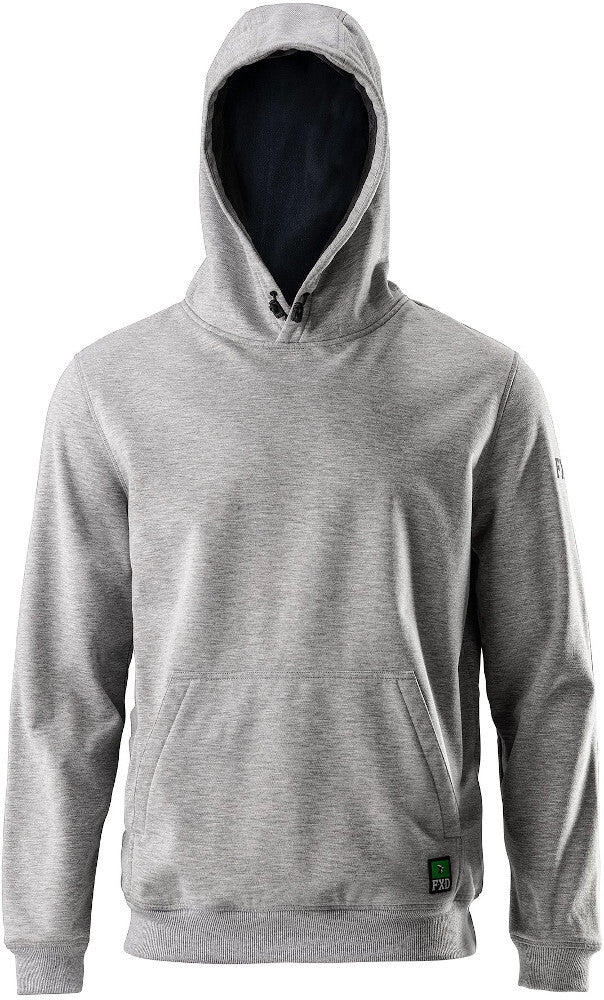 FXD Mens WF-1 Bonded Membrane Fleece Hoodie (FX01903500) Grey Marle - Image 3