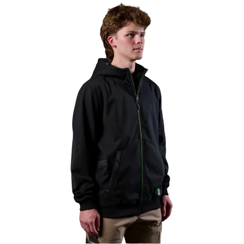 FXD Mens WF-3 Zip Through Hoodie (FX02403500) Black - Image 4