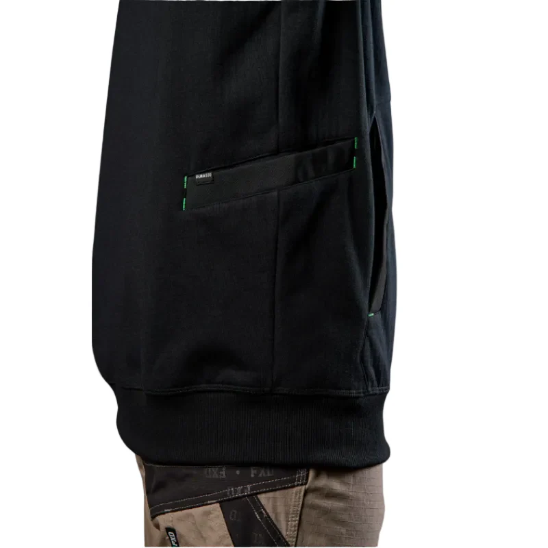 FXD Mens WF-3 Zip Through Hoodie (FX02403500) Black - Image 9