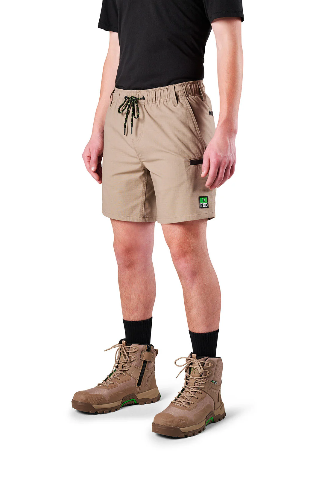 FXD Mens WS-7 Work Shorts (FX02306022) Khaki - Image 3