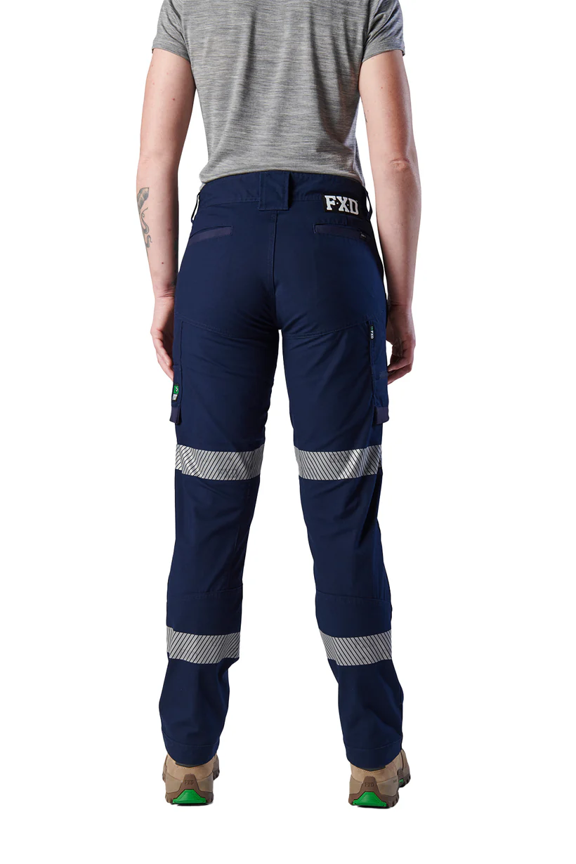 FXD Womens Taped Work Pants (WP-7WT) Navy - Image 4