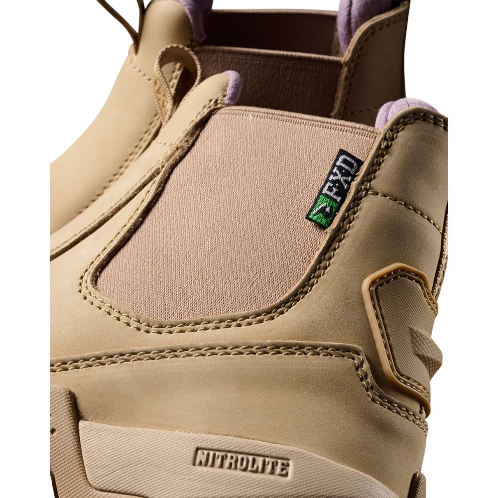 FXD Womens WB-4W Slip On Work Boots (FXWB4W) Clay - Image 5