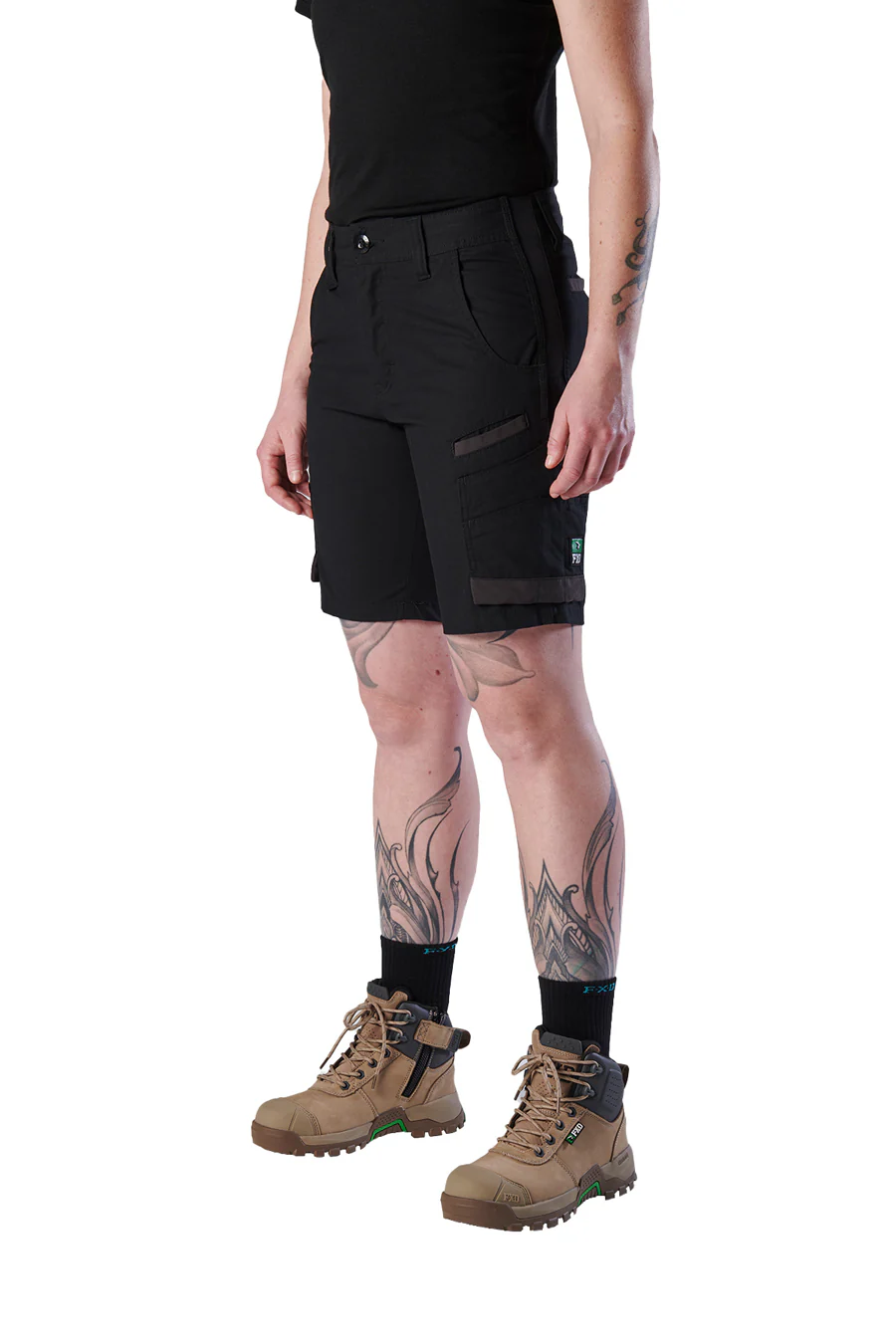 FXD Womens Work Shorts (WS-5W) Black - Image 2