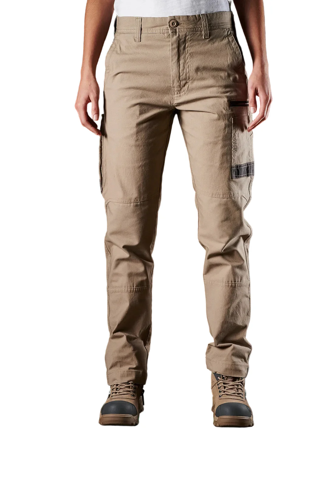 FXD Womens WP-3W Stretch Pants (FX11906200) Khaki - Image 2