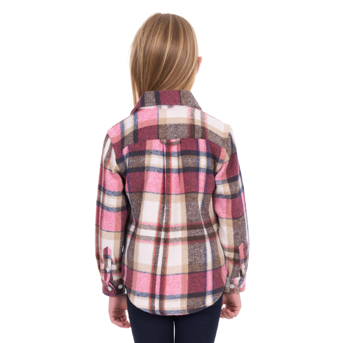 Hard Slog Childrens Ori Thermal L/S Shirt (H6W7115194) Pink/Tan - Image 3