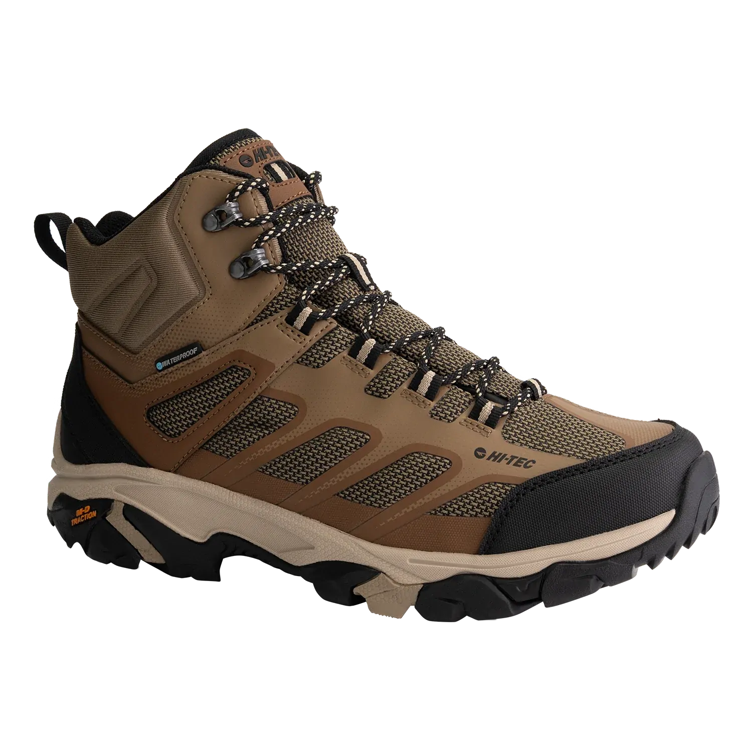Hi-Tec Mens Ravus 2.0 Mid WP Hiking Boots (HOM2R1) Toffee/Tannin [SD] - Image 5