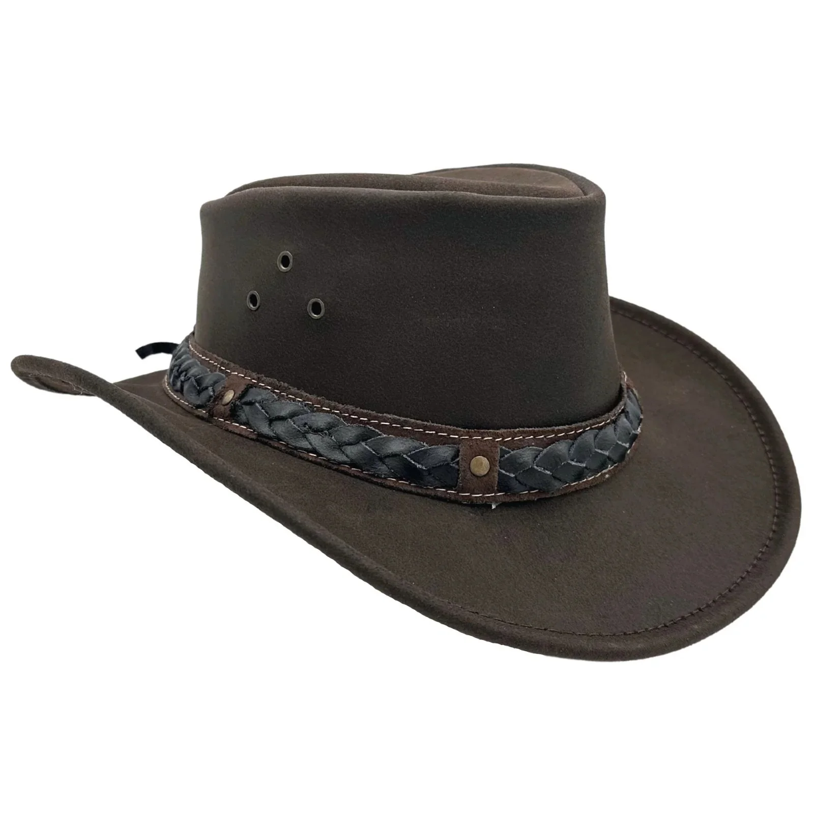 Jacaru Unisex Bush Tucker Hat (1035) Brown - Image 2