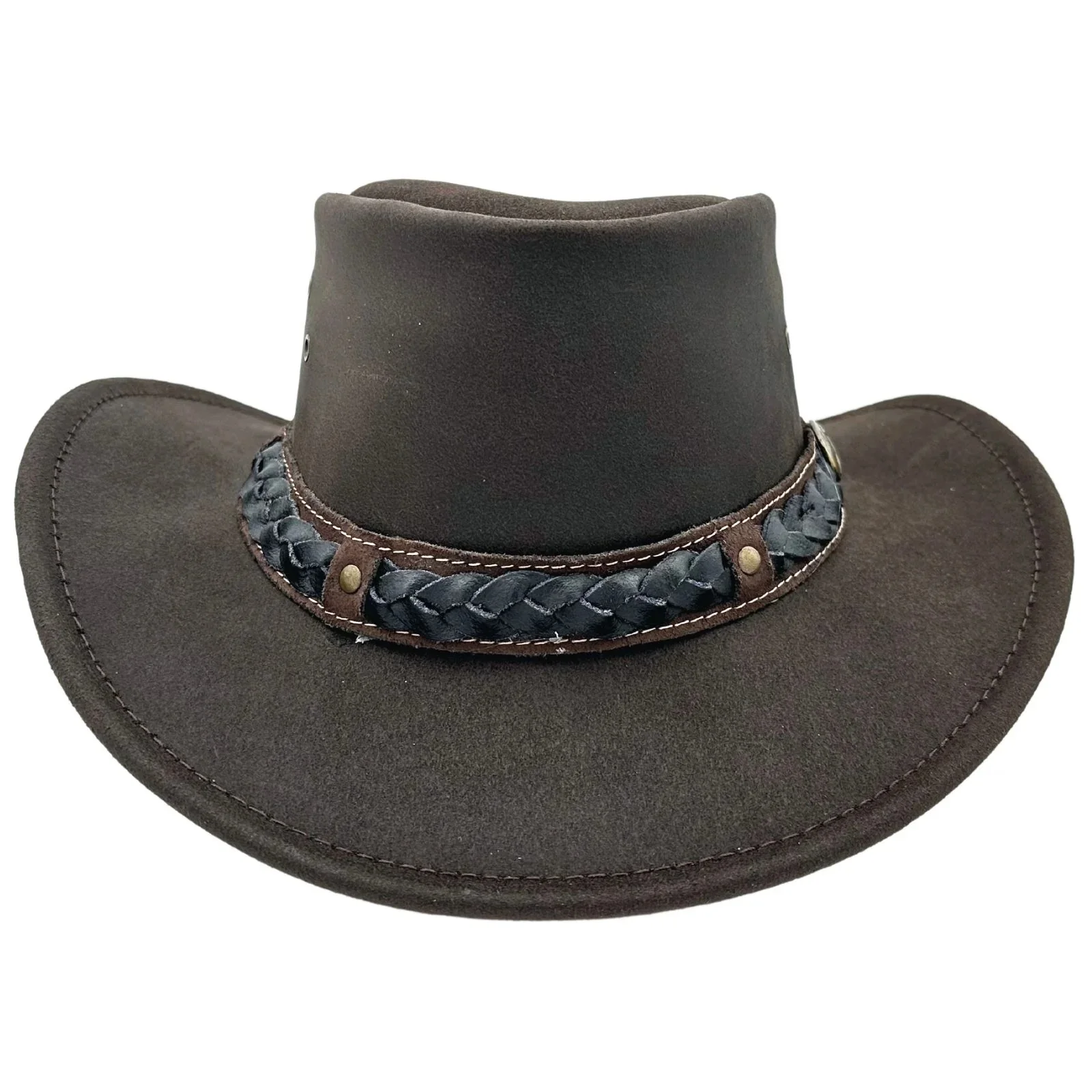 Jacaru Unisex Bush Tucker Hat (1035) Brown - Image 3
