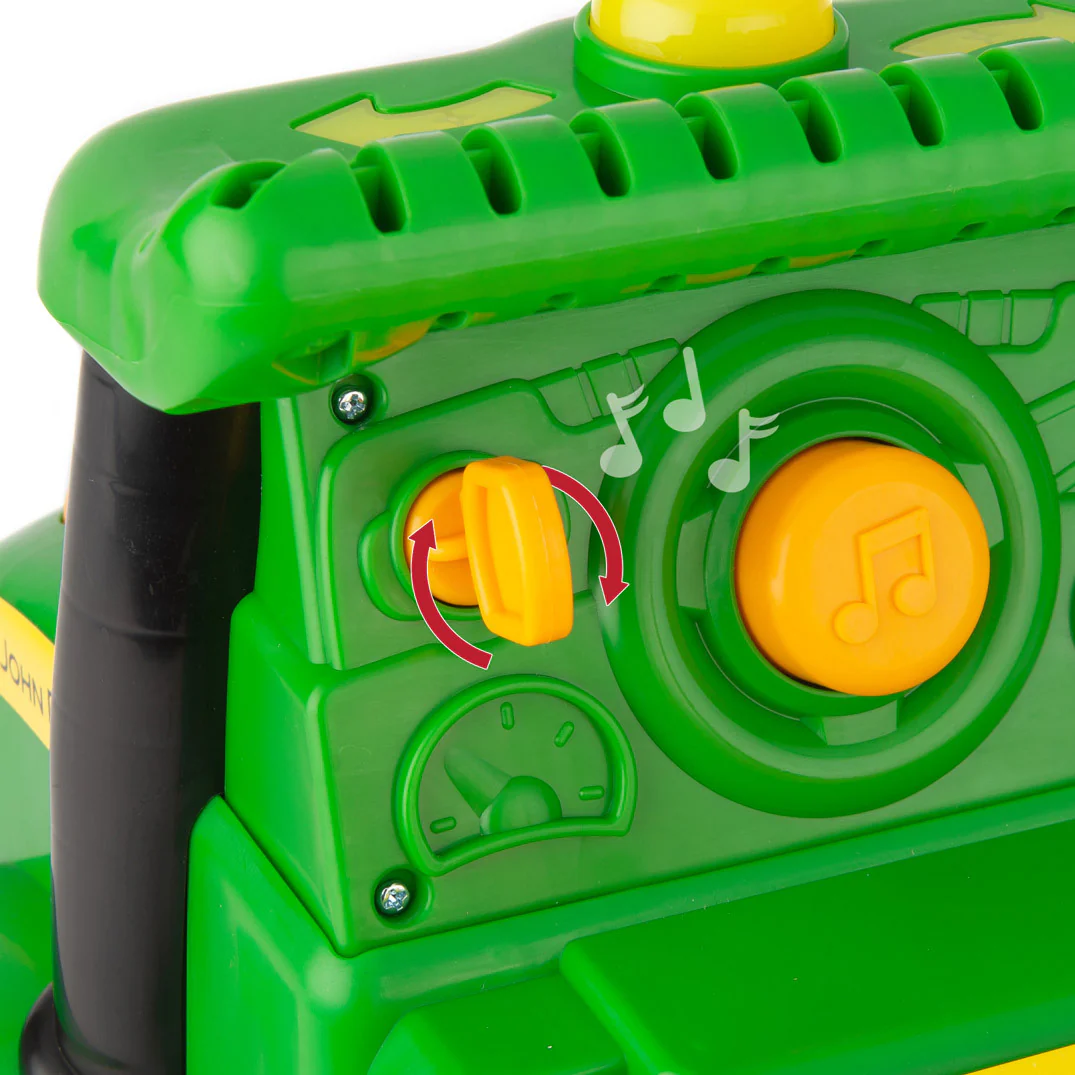 John Deere Childrens Johnny Tractor Foot to Floor Ride-On with Lights & Sounds (47280) - Image 3