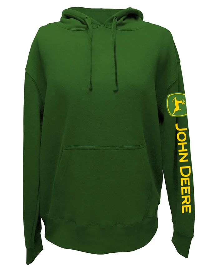 John Deere Mens JD Logo Hoodie (13021942GR) Green