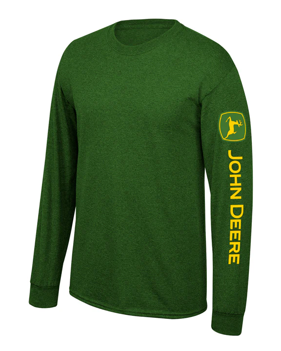 John Deere Mens JD Logo L/S Tee (14101942GR) Green