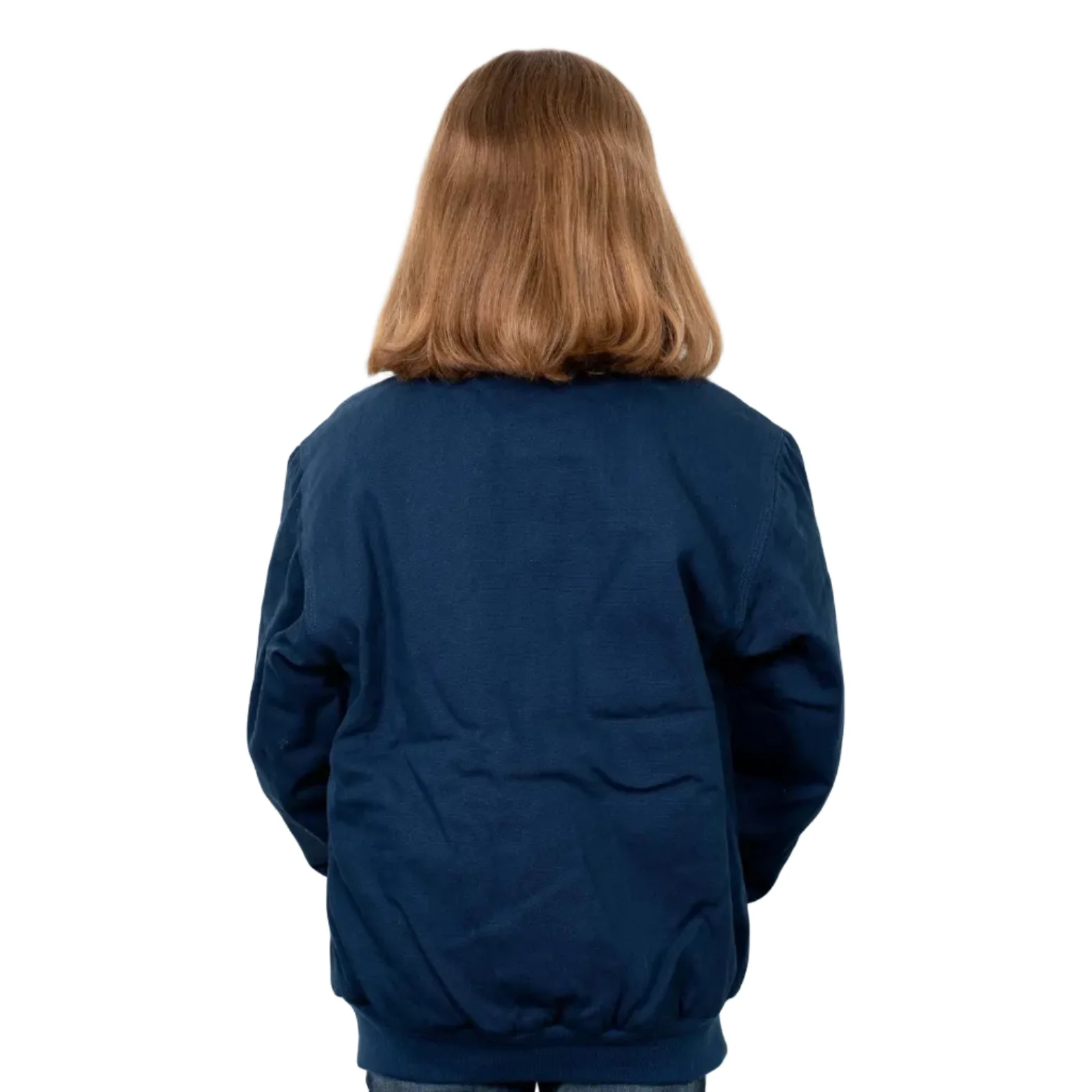 Just Country Childrens Diamantina Sherpa Jacket (BWOJ2302) Navy - Image 2