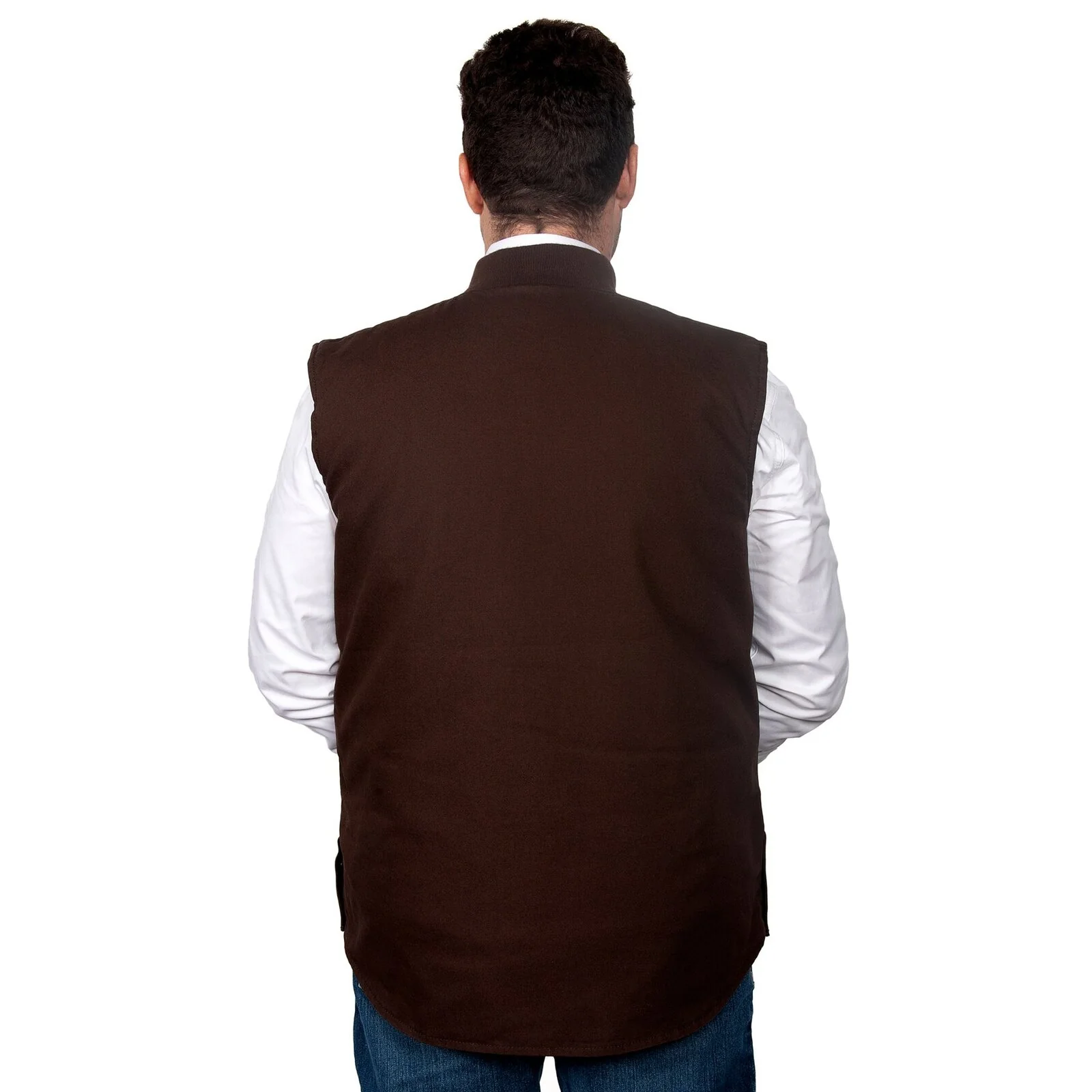 Just Country Unisex Diamantina Vest (MWOV1917) Chocolate - Image 4