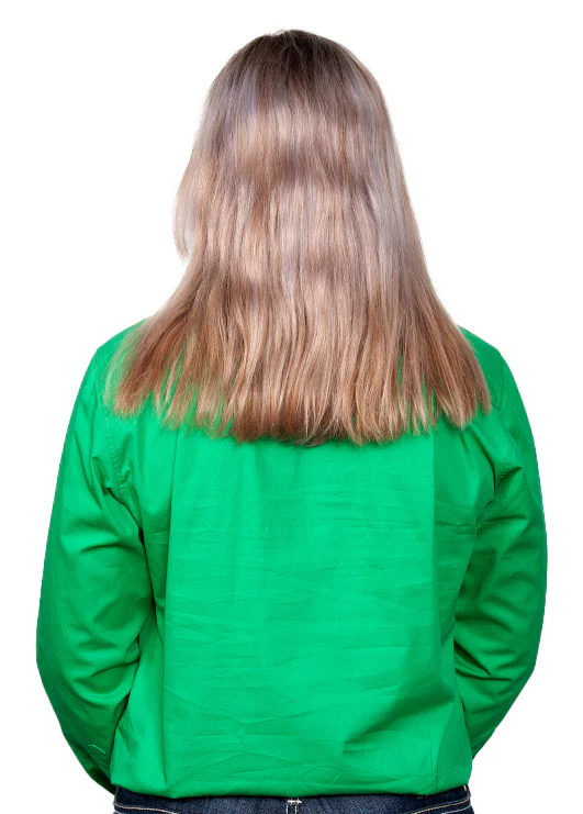 Just Country Womens Jahna Half Button Work Shirt (50505) Ivy Green - Image 2