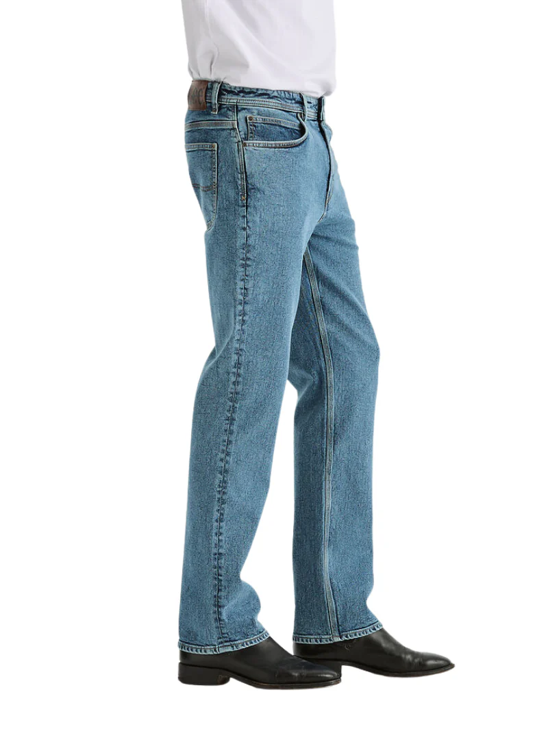 Lee Originals Mens L101 Straight Jeans (L/067105/481) Blue Stone [SD] - Image 2