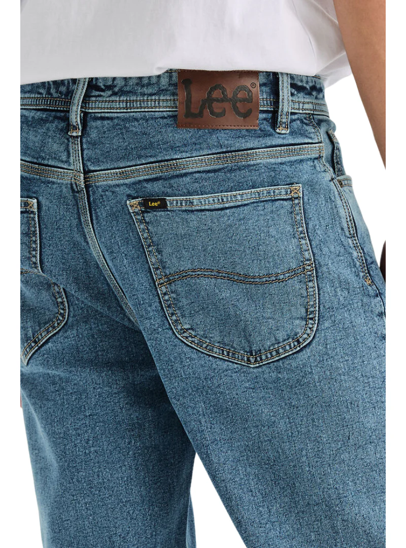 Lee Originals Mens L101 Straight Jeans (L/067105/481) Blue Stone [SD] - Image 4