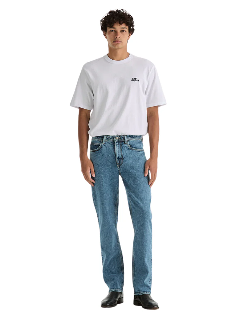 Lee Originals Mens L101 Straight Jeans (L/067105/481) Blue Stone [SD] - Image 5