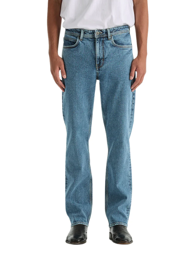 Lee Originals Mens L101 Straight Jeans (L/067105/481) Blue Stone [SD] - Image 6