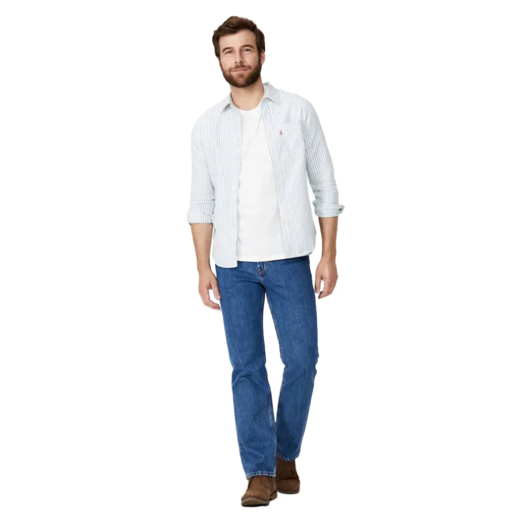 Levi's Mens 516 Straight Fit Jeans (50516-0012) Stonewash - Image 2