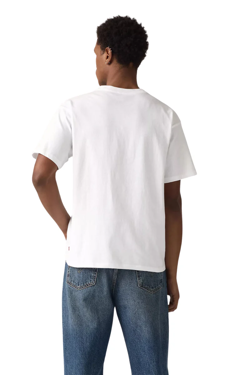 Levi's Mens Vintage Fit S/S Graphic Tee (87373-0225) Archival Poster White - Image 2