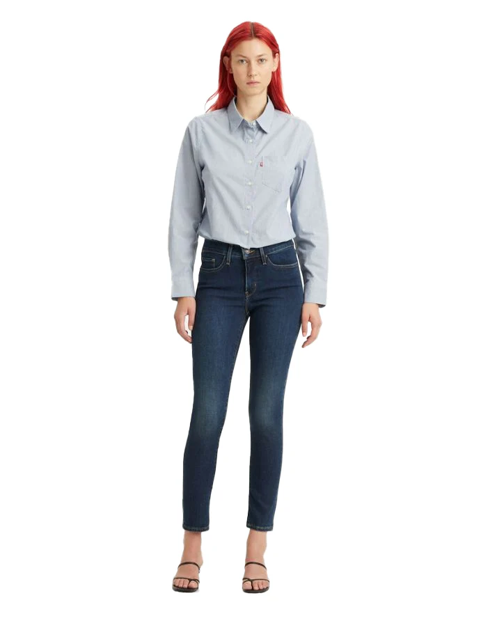 Levi's Womens 311 Shaping Skinny Jeans (19626-0403) Blue Swell