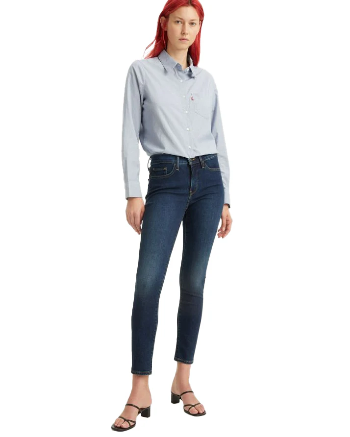 Levi's Womens 311 Shaping Skinny Jeans (19626-0403) Blue Swell - Image 2