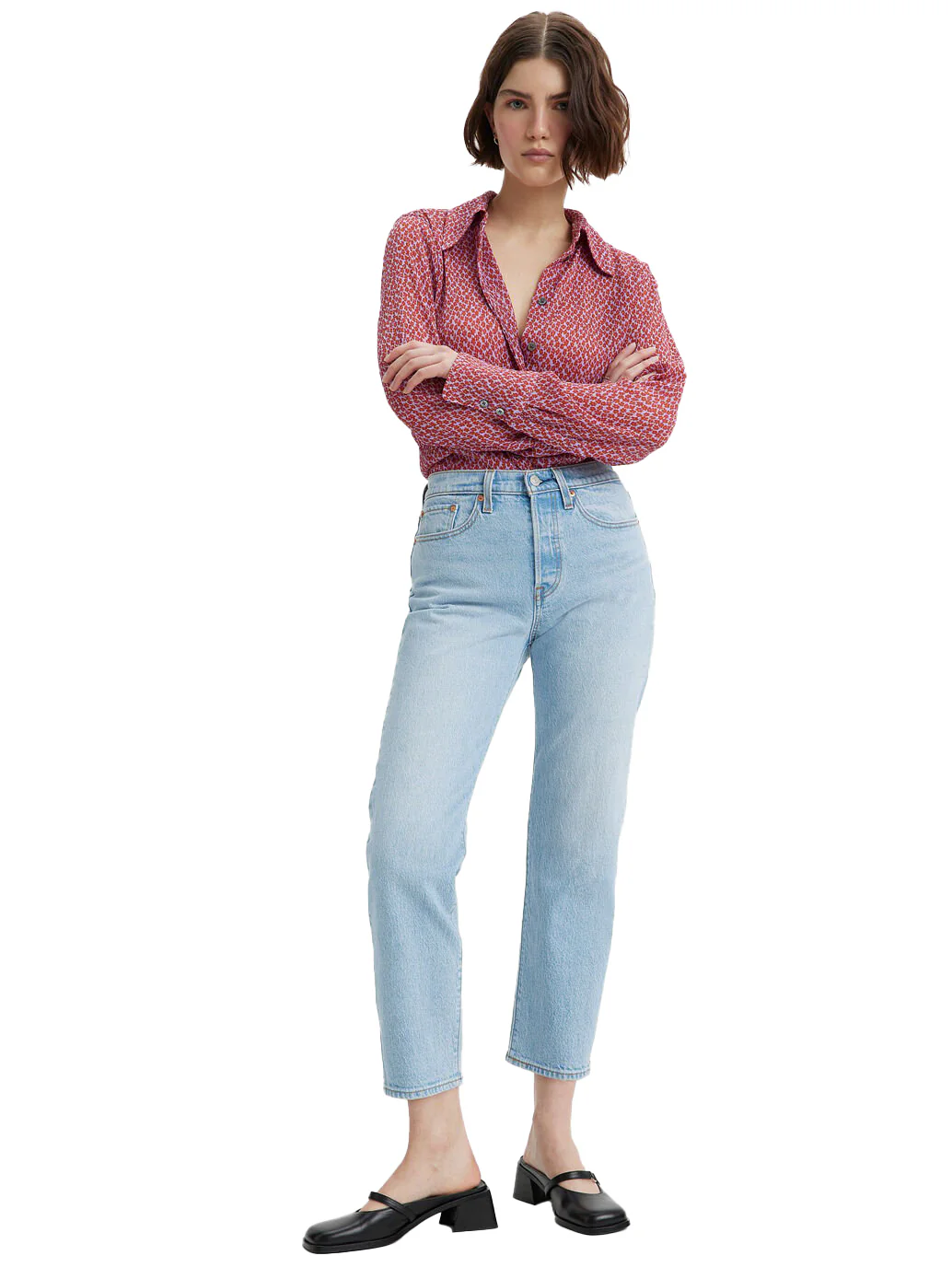 Levi's Womens Wedgie Straight Jeans (34964-0196) Fully Baked - Image 2